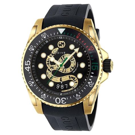 gucci dive watch for sale|Gucci watch with snake.